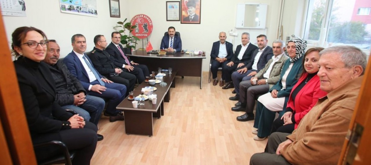 VALİ MASATLI, MUHTARLARI ZİYARET ETTİ