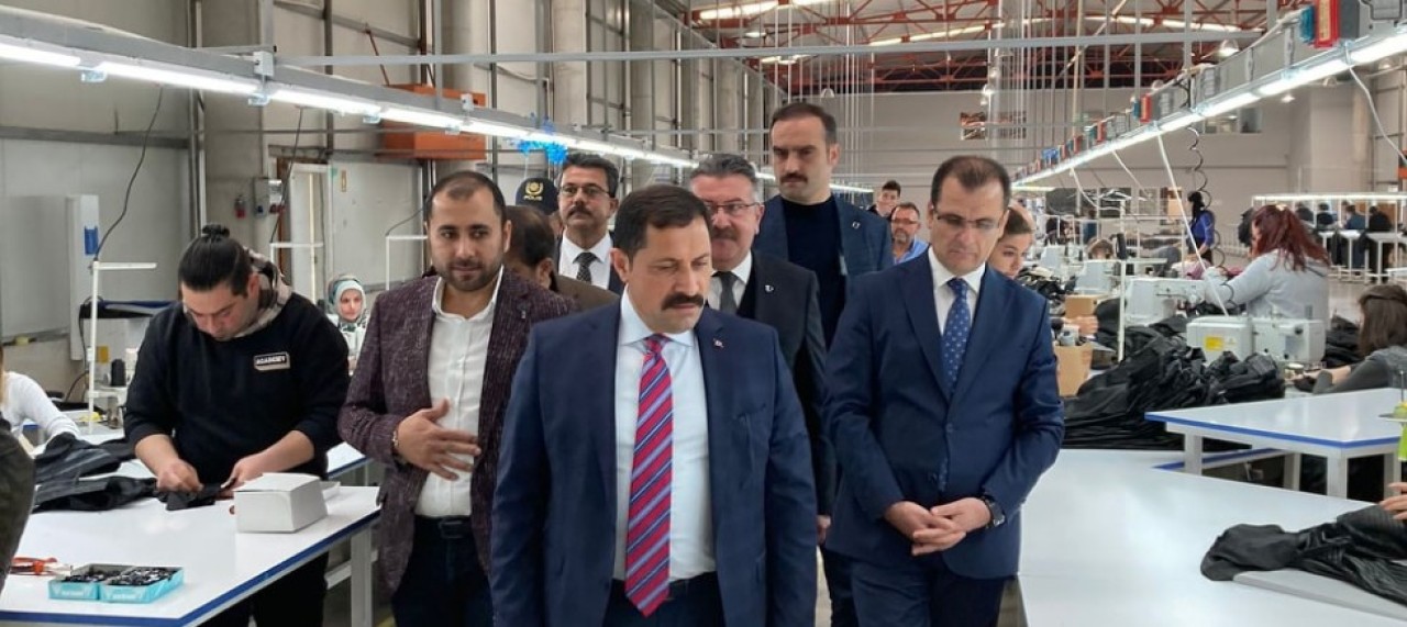 VALİ MASATLI, TEKSTİL FİRMASINI ZİYARET ETTİ
