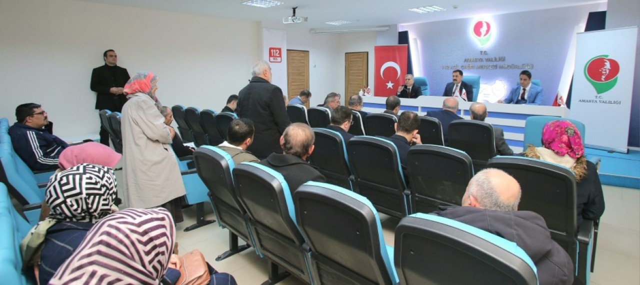 VATANDAŞIN SORUNLARINI DİNLEDİ