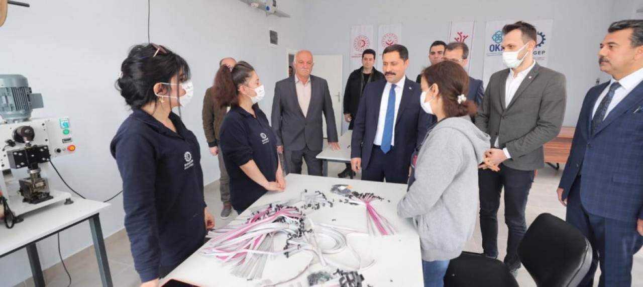 YENİ HİZMET BİNASINDA İNCELEMEDE BULUNDU