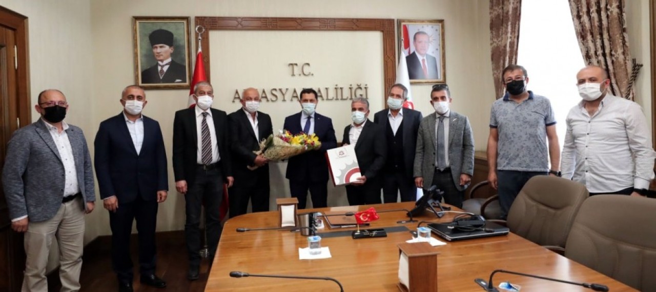YENİ ÜYELERDEN VALİ MASATLI’YA ZİYARET