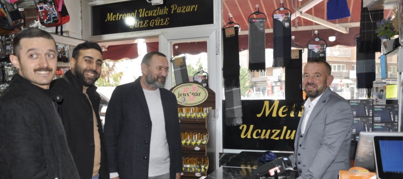 YENİDEN REFAH PARTİSİ ESNAF ZİYARETLERİNDE
