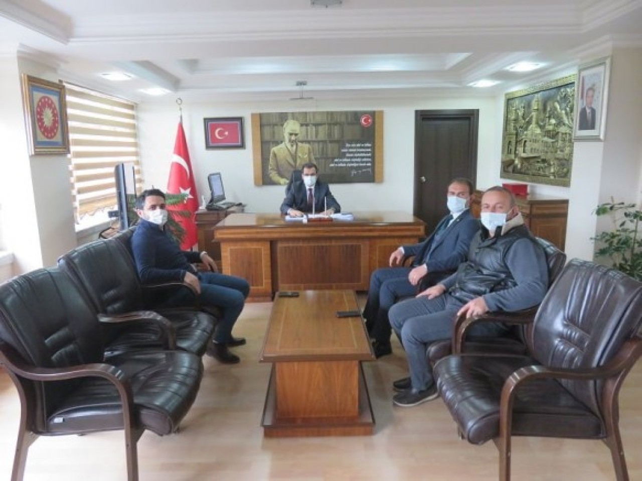 YILDIZ VE CONBA’DAN KAYMAKAM GÜLDOĞAN’A ZİYARET