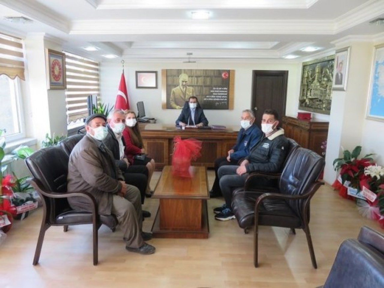 YÖRÜK OBASI’NDAN KAYMAKAM GÜLDOĞAN’A ZİYARET