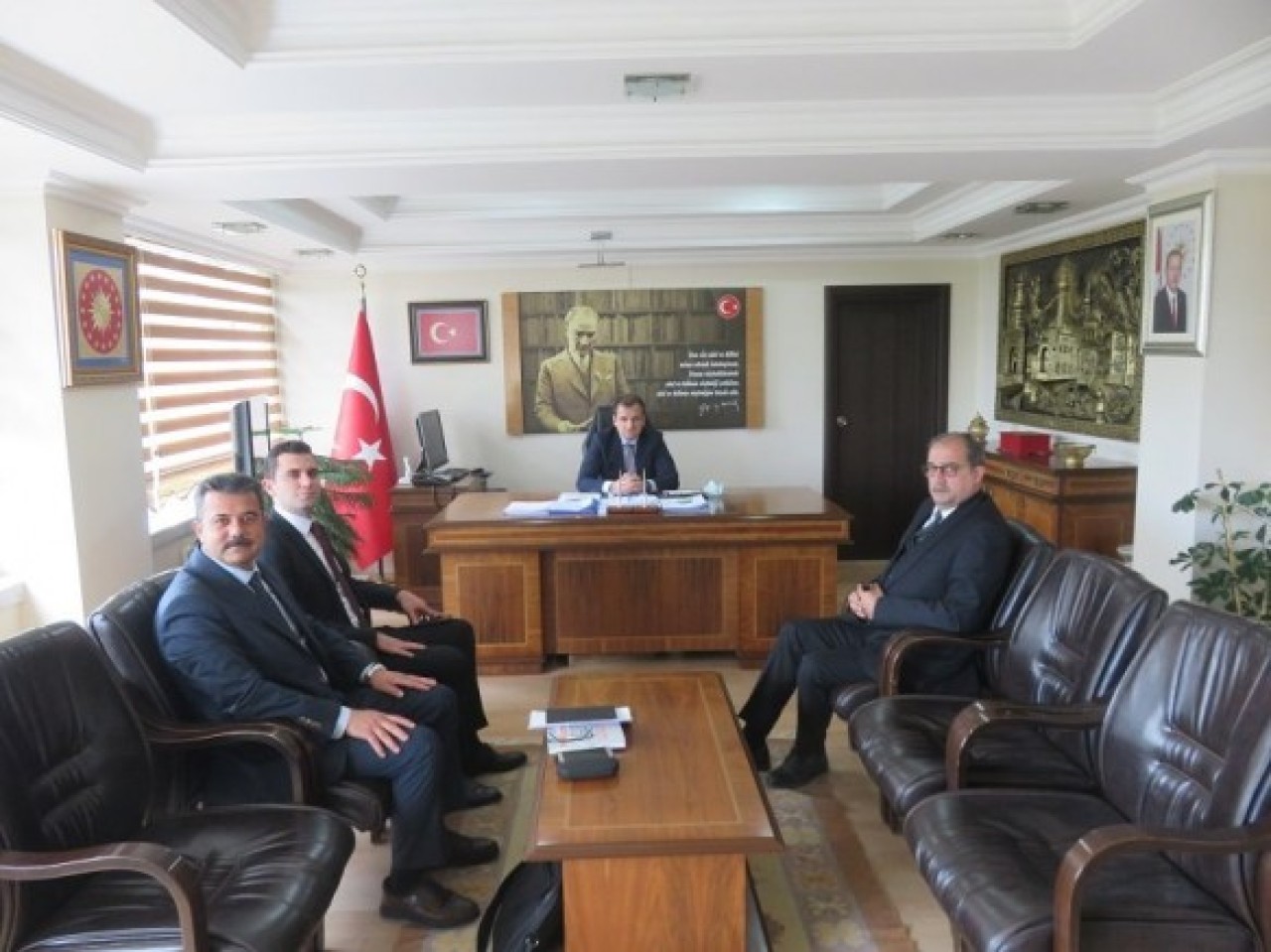 YORULMAZ’DAN KAYMAKAM GÜLDOĞAN’A ZİYARET