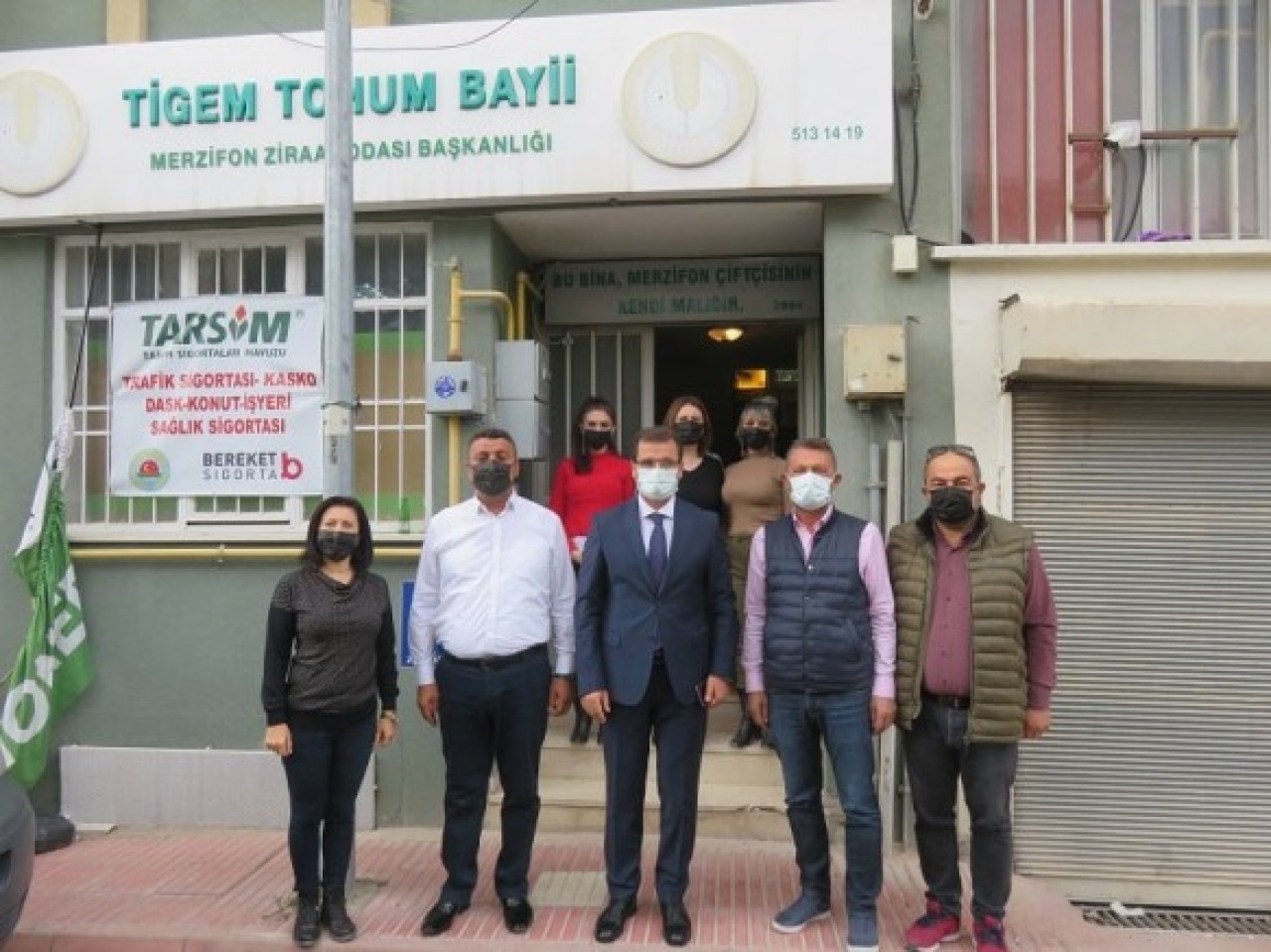 ZİRAAT ODASI’NI ZİYARET ETTİ