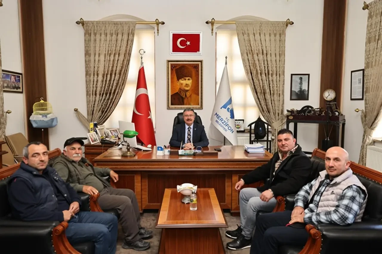 Başkan Alp Kargı, Belediyede Misafirlerini Ağırlamaya Devam Ediyor 1