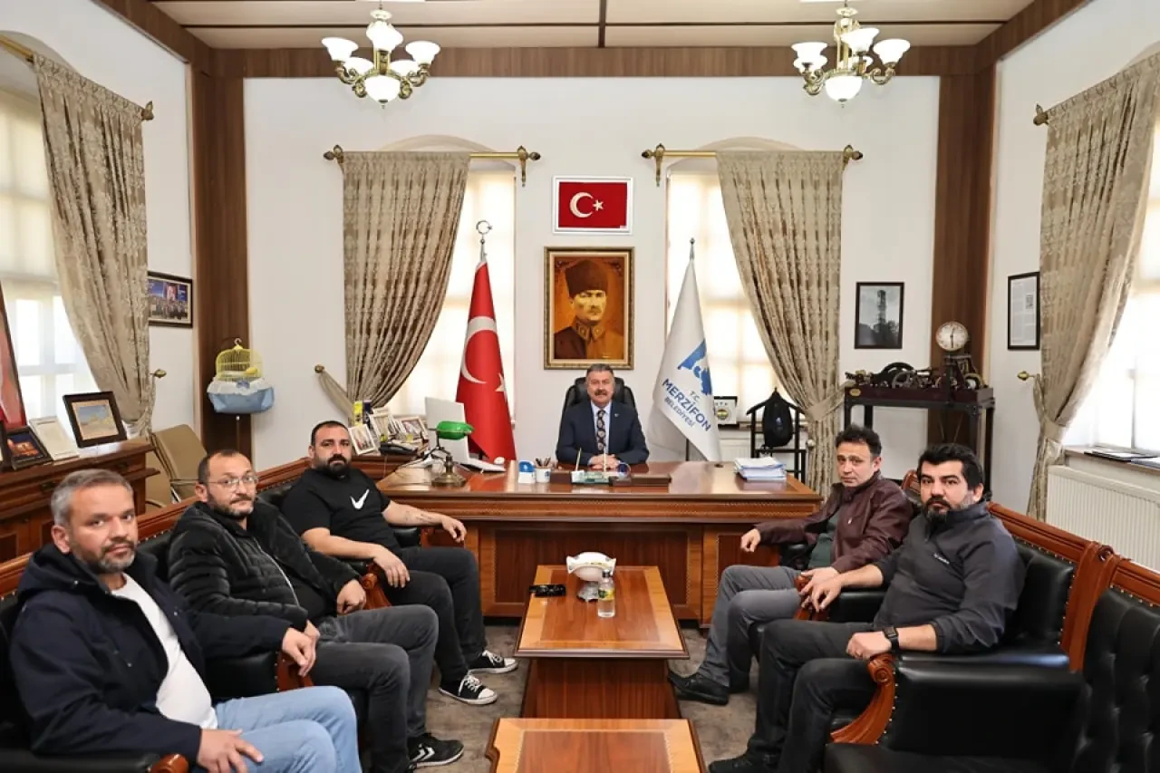 Başkan Alp Kargı, Belediyede Misafirlerini Ağırlamaya Devam Ediyor 3