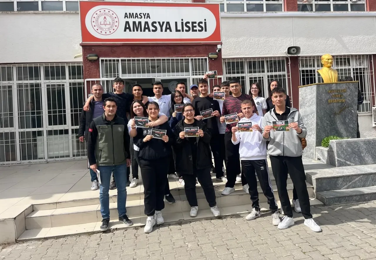 Amasya Lisesi Öğrencilerine Orman Yangınlarıyla Mücadele Eğitimi Verildi 3