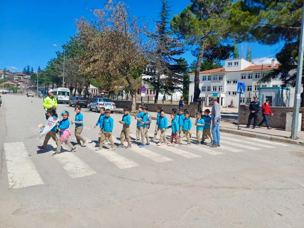 Hamamözü’nde Trafik Bilincine “Bir Kural Bir Ömür” Dokunuşu! 2