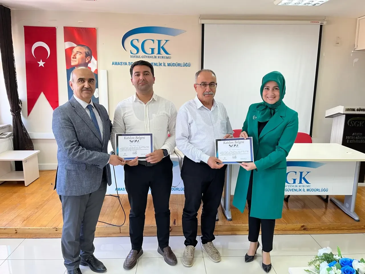 Amasya’da Eğitim Alan Personele Belgeleri Verildi 1