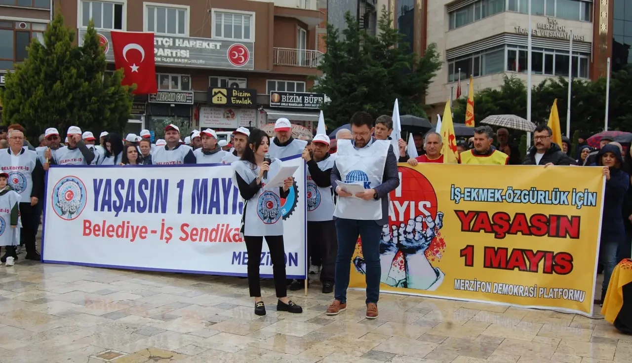 1 Mayıs Merzifon’da Coşkuyla Kutlandı 1