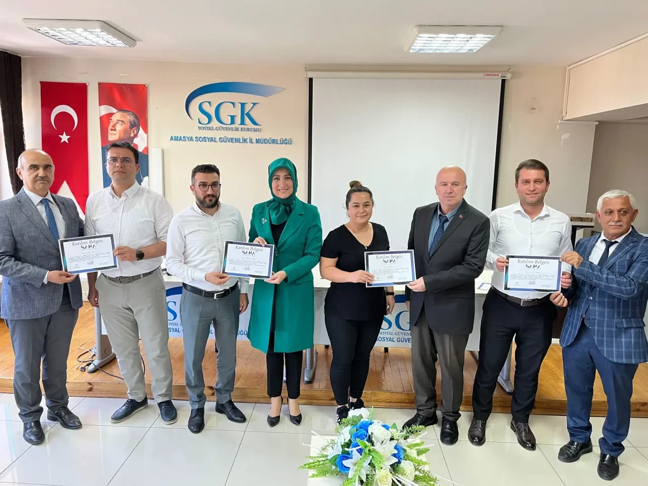 Amasya’da Eğitim Alan Personele Belgeleri Verildi 3