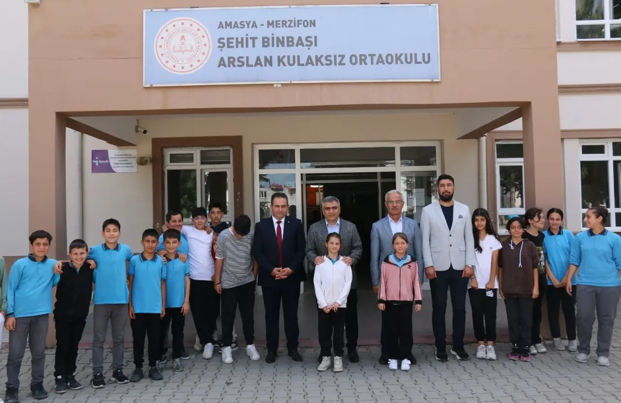 Merzifon Kaymakamı Ahmet Karaaslan’dan Eğitime Yakın Takip 4