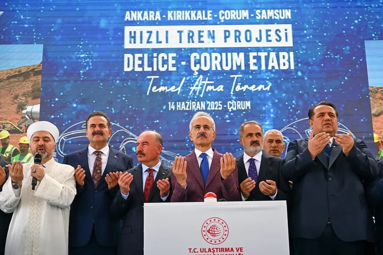 Ankara-Samsun Hızlı Tren Hattında İlk Kazma Vuruldu! 1