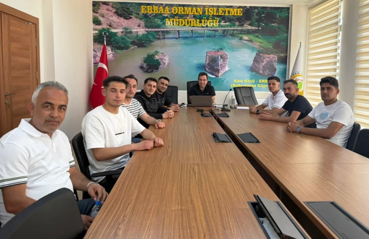 Amasya, Erbaa ve Vezirköprü'de Orman Personeline İş Sağlığı ve Güvenliği Eğitimi Verildi 2