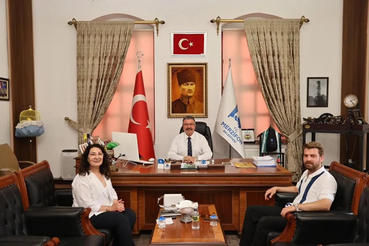 Başkan Alp Kargı, Belediyede Konuklarını Ağırlamaya Devam Ediyor 3