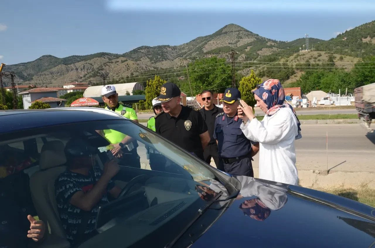 Amasya’da Bayram Öncesi Trafik Denetimi 5