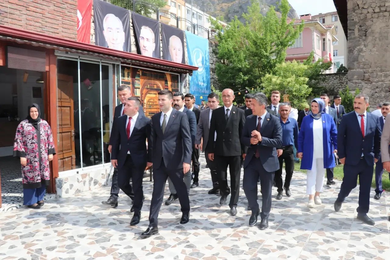 Ülkü Ocakları Genel Başkanı Yıldırım Amasya’da 2