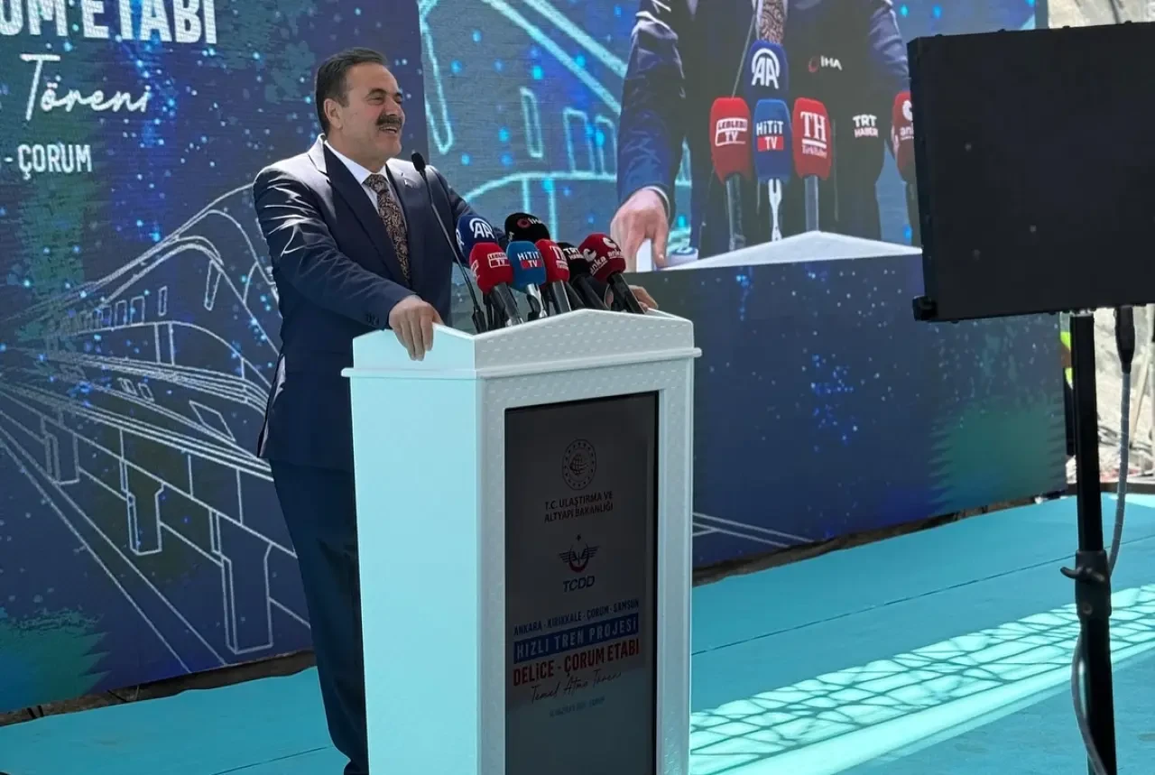 Ankara-Samsun Hızlı Tren Hattında İlk Kazma Vuruldu! 2