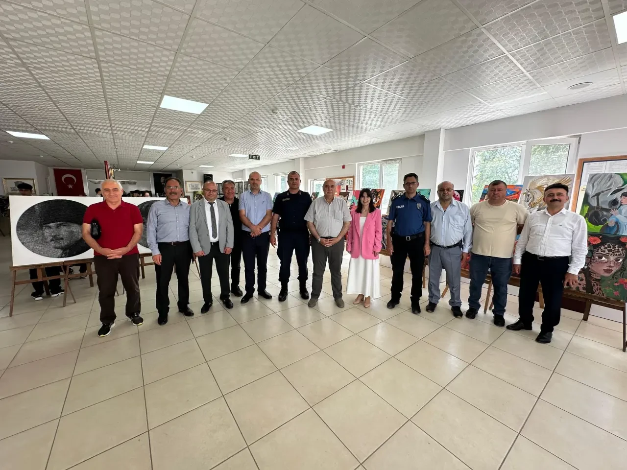 Gümüşhacıköy Şehit Sercan Koç Lisesi Öğrencilerinden Etkileyici Yıl Sonu Sergisi 1