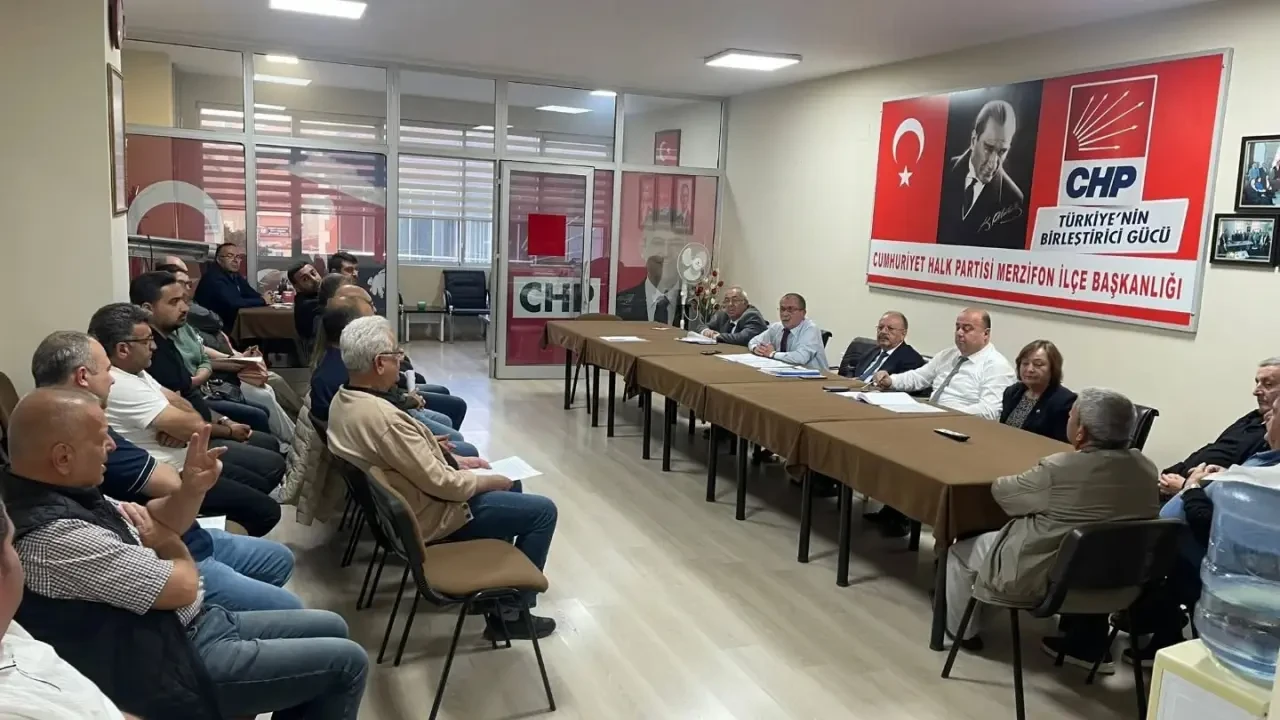 CHP Merzifon'da Meclis Öncesi Hazırlık! 1