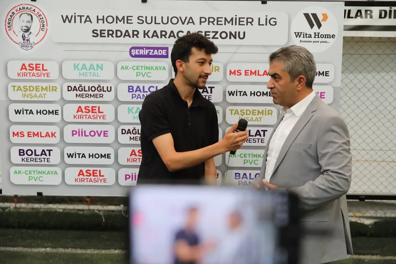 Suluova Premier Lig Serdar Karaca Sezonu Başkan Uzun'un Top Vuruşuyla Başladı 1
