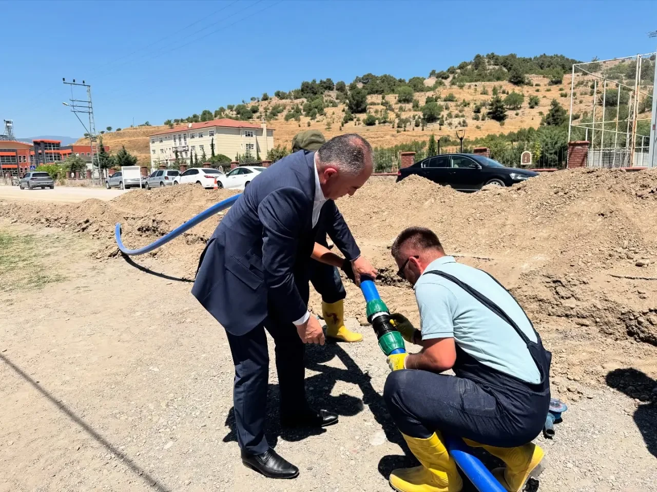Taşova’da İçme Suyu Hattı Yenileniyor: Sağlıklı ve Kesintisiz Altyapı İçin Adım Atıldı 1