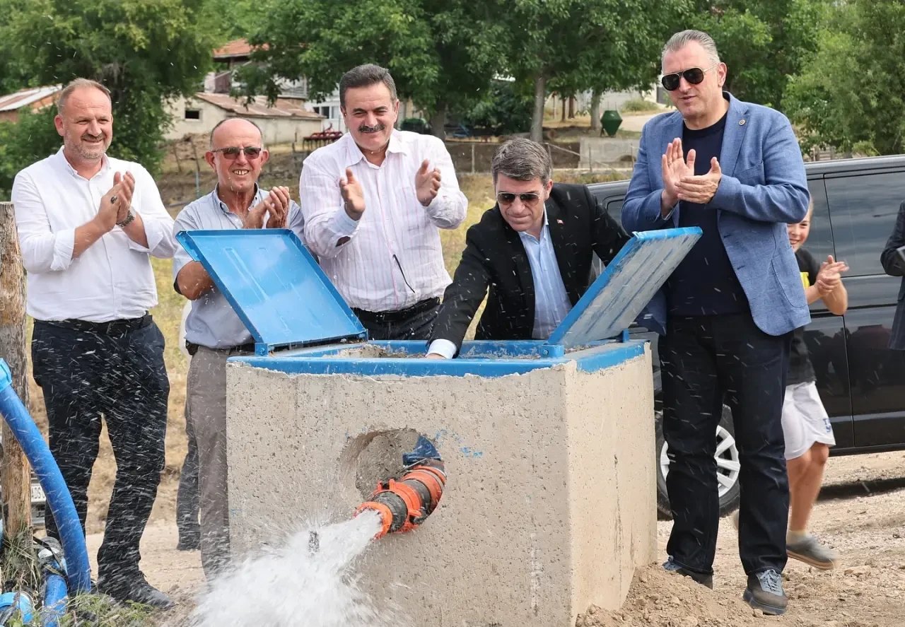 Ardıçönü Köyü’nde Tarıma Can Suyu: 40 Hektarlık Alanı Sulayacak Tesis Açıldı 3