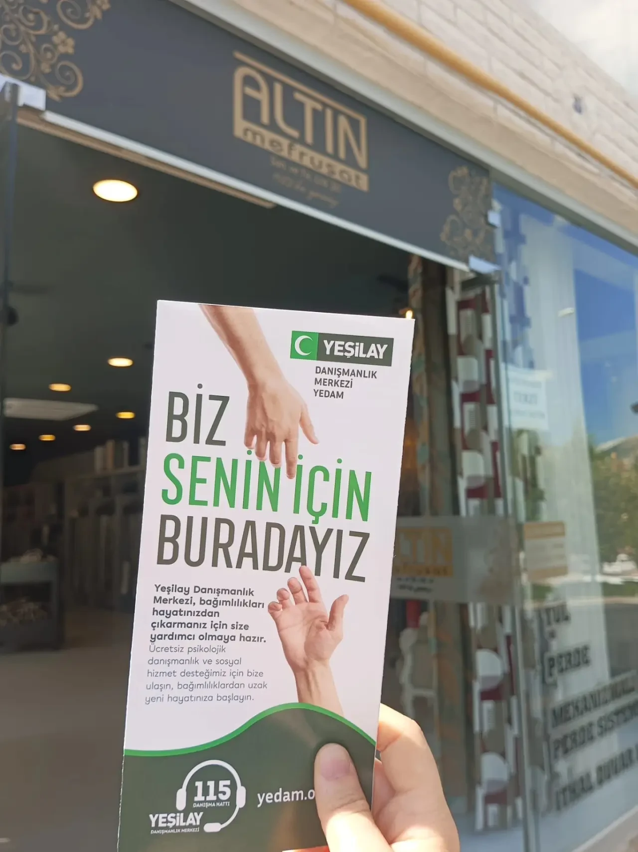 YEDAM’dan Esnafa Bilgilendirme Ziyareti: Mahallelerde Bağımlılıkla Mücadele Anlatıldı 1