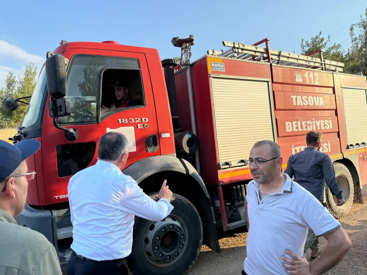 Başkan Özalp Yangın Bölgesinde! 2