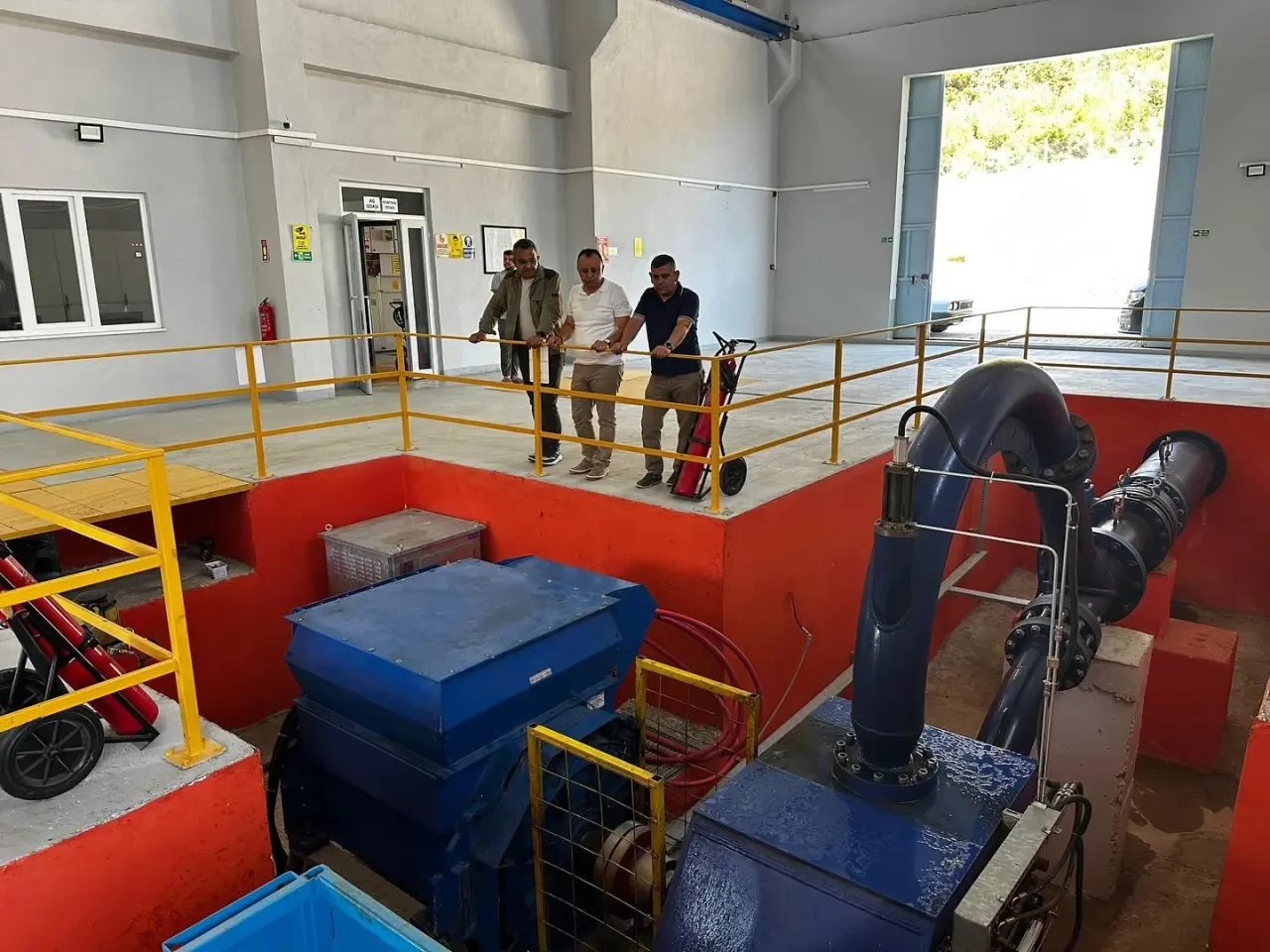 Amasya Belediye Başkanı Sevindi, Akdağ HES’te Enerji Üretimini İnceledi 3