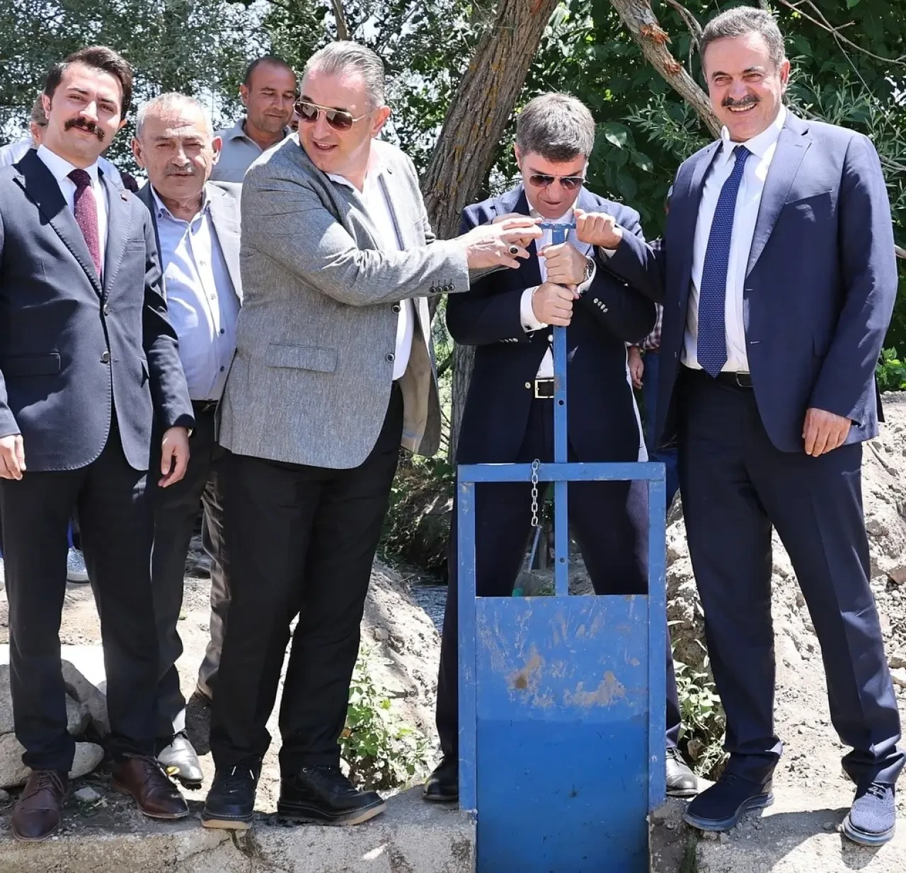 Göynücek Karaşar Köyü’nde 100 Hektarı Sulayacak Sulama Tesisi Açıldı 4