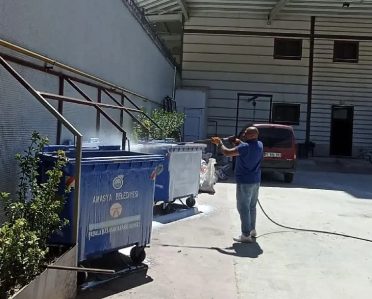 Amasya’da Konteynerlere Hijyen Çıkarması! 3
