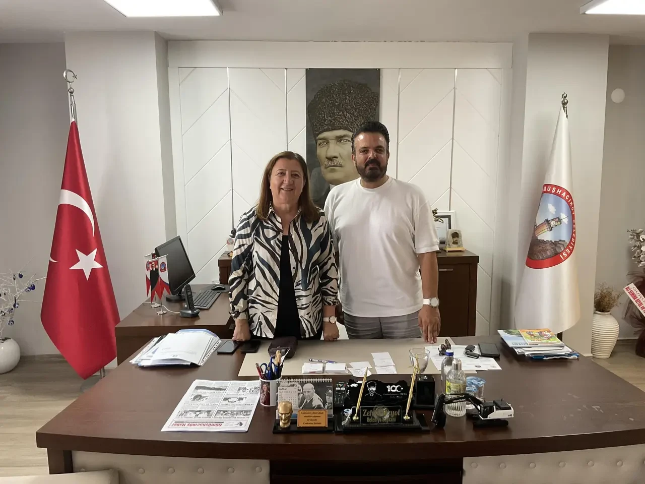 Gümüşhacıköy Belediye Başkanı Zehra Özyol’a Ziyaretler Devam Ediyor 3