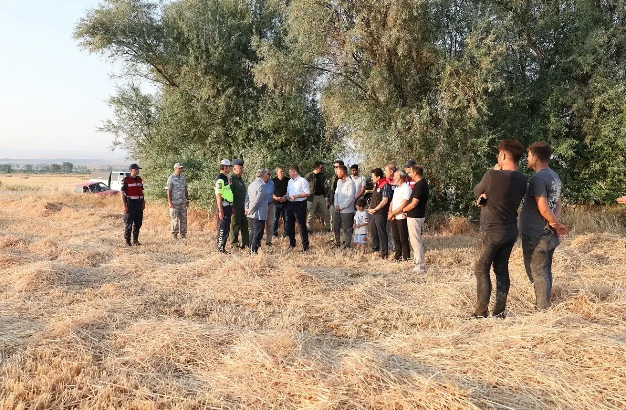 Merzifon’da Tarım Arazilerinde Meydana Gelen Yangın Sonrası Yerinde İnceleme 3