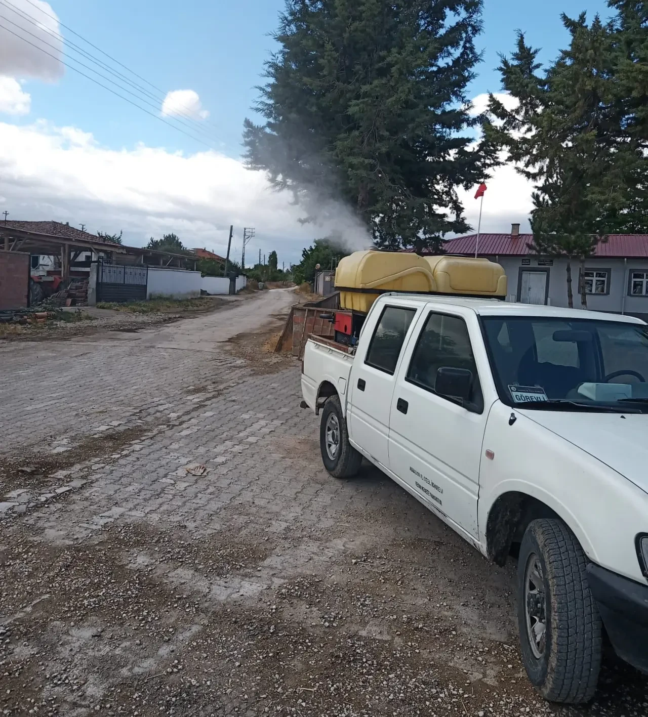 Merzifon’un Köylerinde Haşereyle Mücadele Sürüyor 3