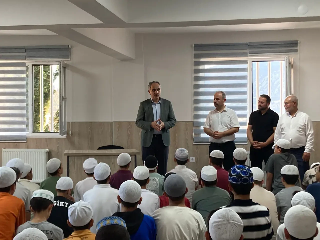 İl Müftüsü Hamza Bayram, Yenilenen Kur’an Kursu Binasını İnceledi 1