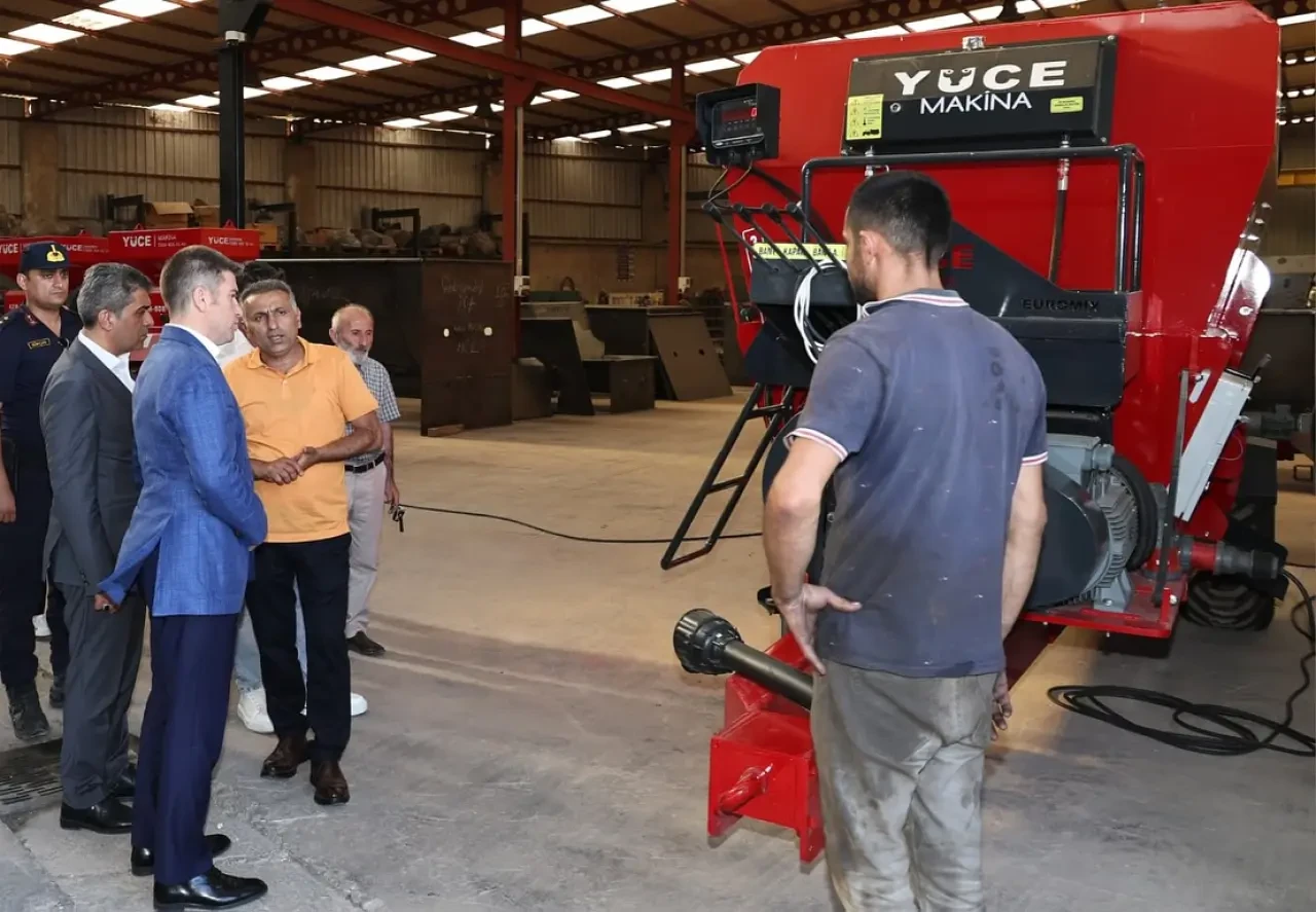 Vali Önder Bakan’dan Suluova OSB’de Üretim Ziyareti: Mefa Dizayn ve Yüce Makina’ya Yerinde İnceleme 4
