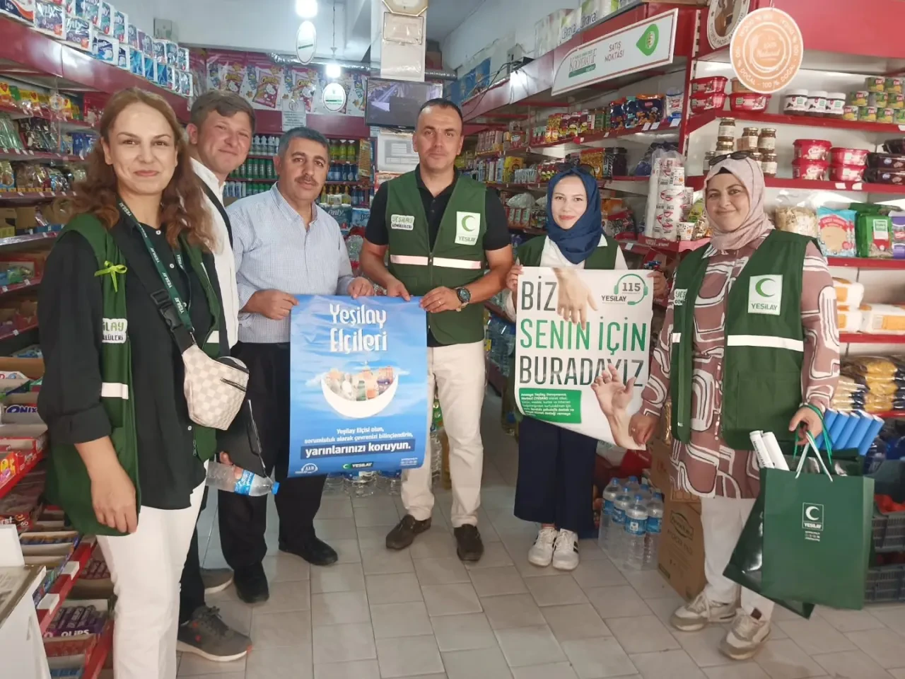 Yeşilay Amasya’dan Esnafa Bağımlılıkla Mücadele Ziyareti 1