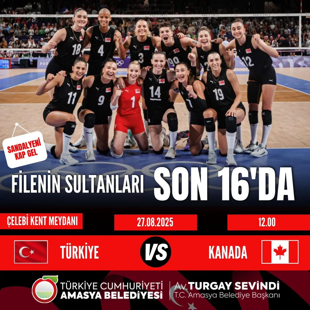 Sandalyeni Kap Gel: Amasya’da Spor Karşılaşmaları Meydanlarda İzlenecek 1