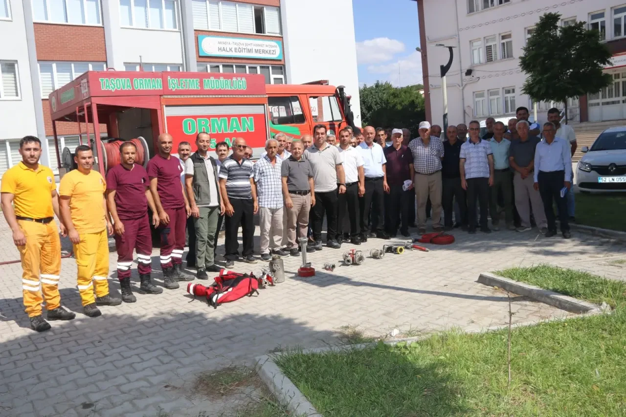 Taşova’da 13 Köyde Yangınla Mücadele Eğitimi 2