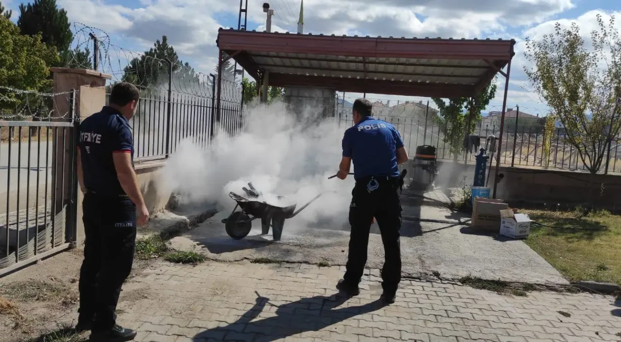 Gümüşhacıköy’de Ortak Yangın Tatbikatı: Kurumlar El Ele Güvenlik İçin 2