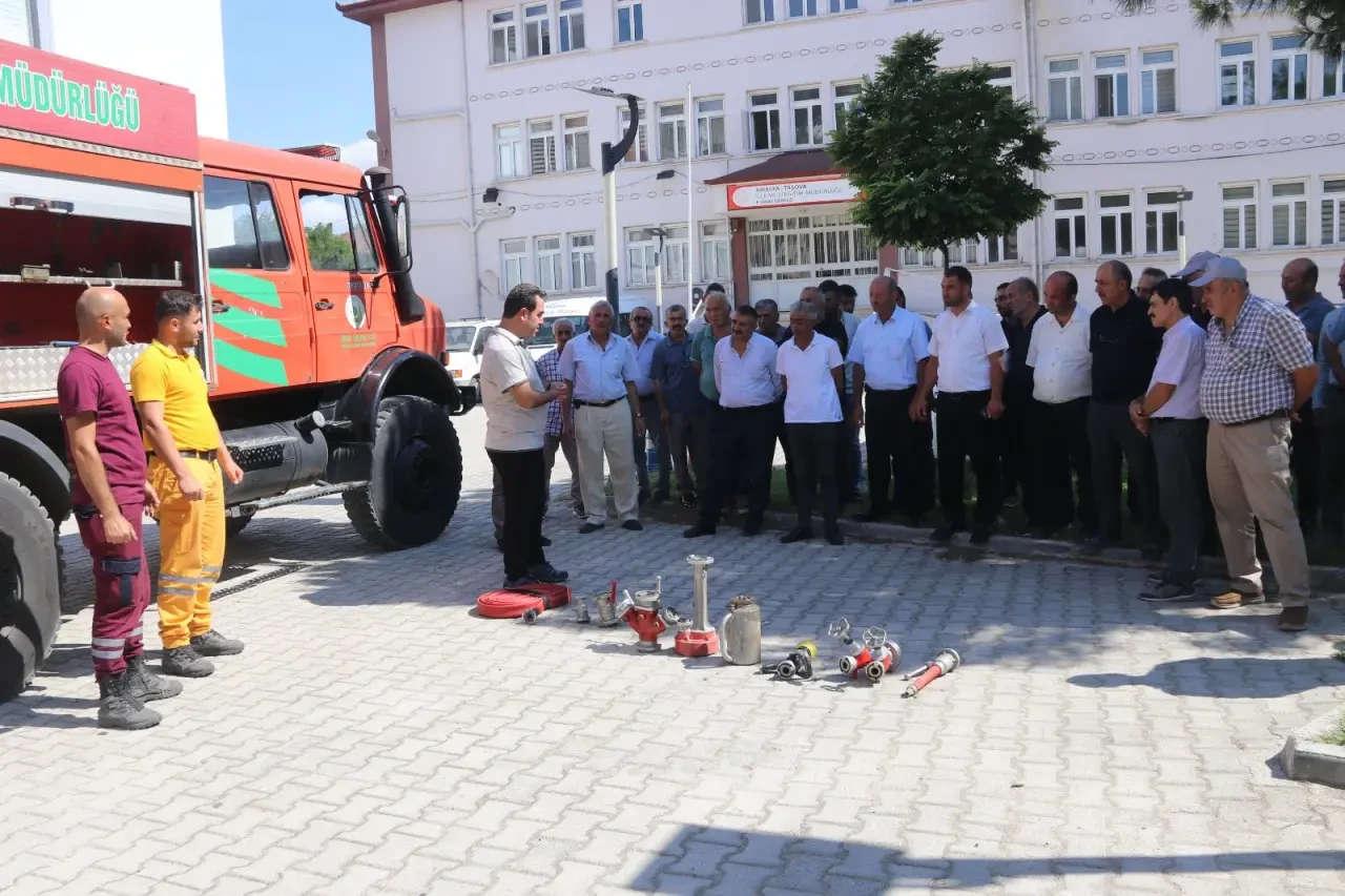 Taşova’da 13 Köyde Yangınla Mücadele Eğitimi 4
