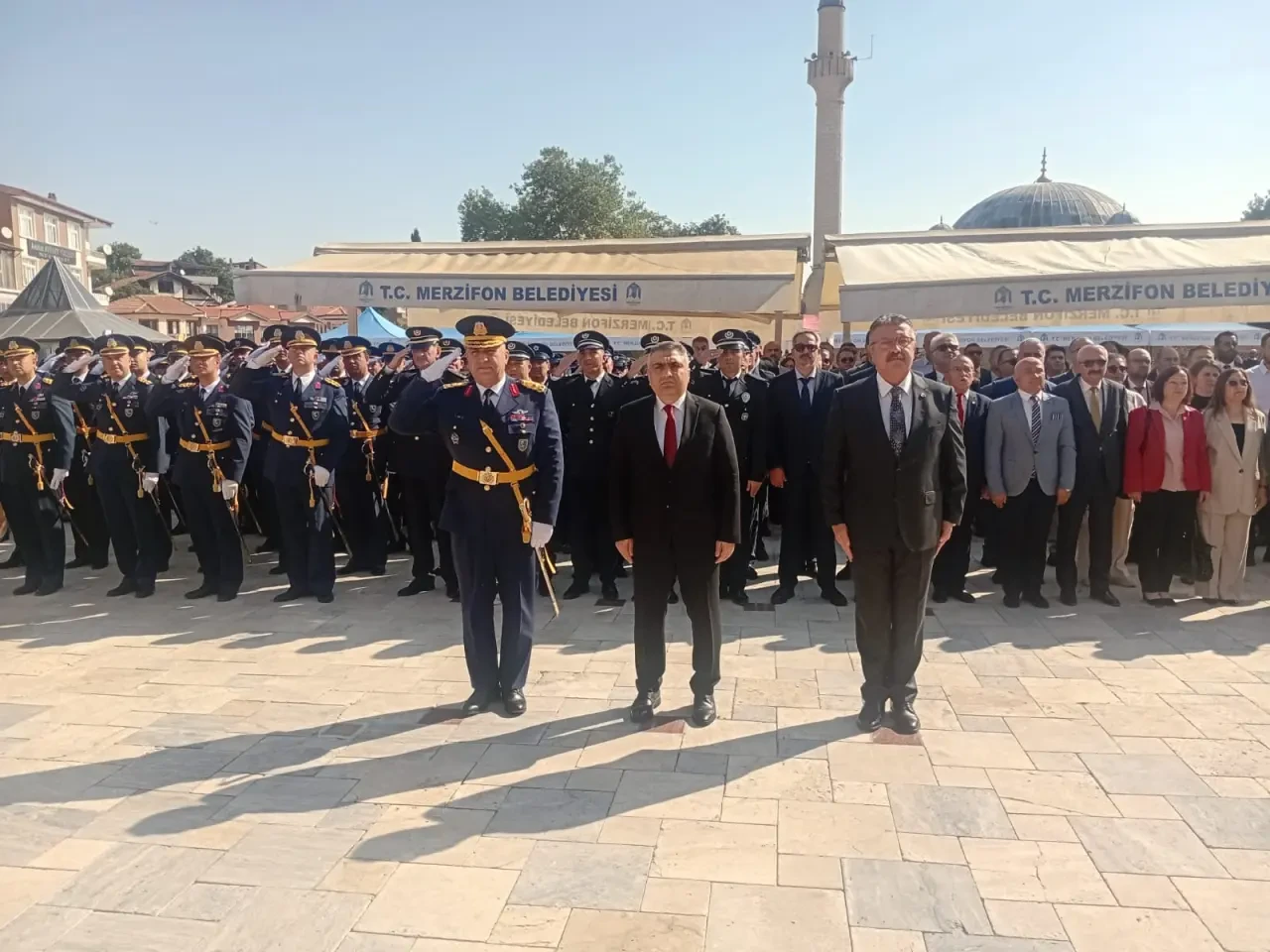 Merzifon’da 30 Ağustos Zafer Bayramı Çelenk Sunma Töreni Düzenlendi 4