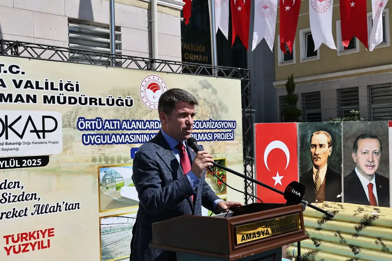 Amasya’da Üreticilere GES’li Çadır ve Solarizasyon Desteği 2