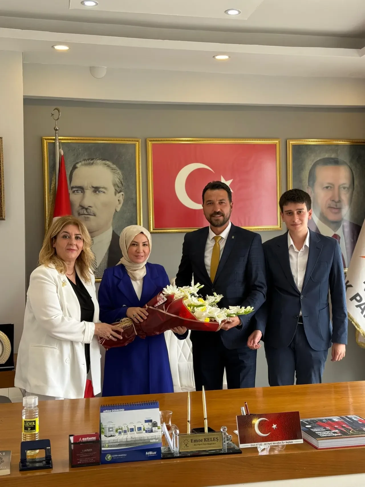AK Parti Merzifon İlçe Başkanlığı’nda Yoğun Ziyaret Programı 1