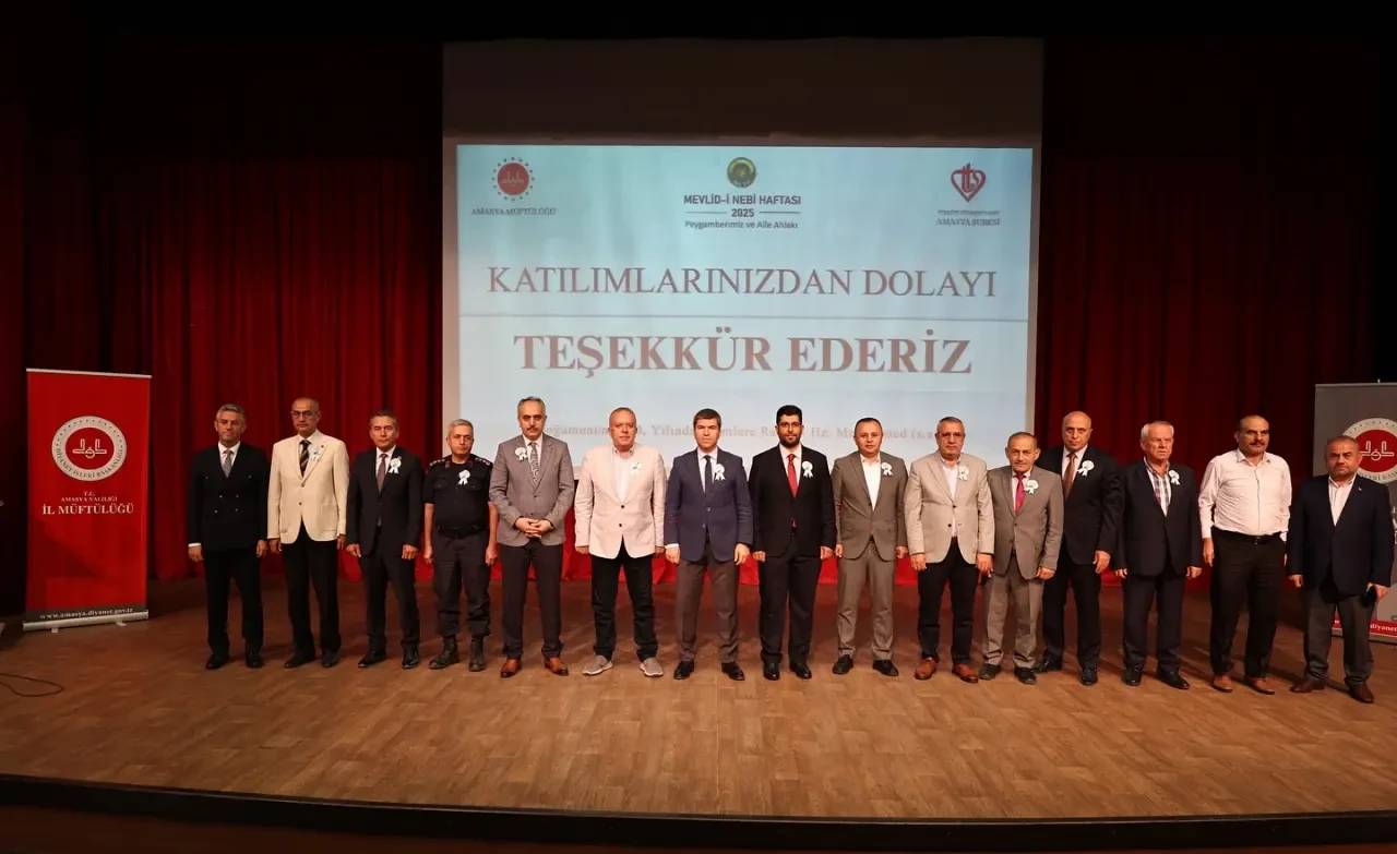 Amasya Valisi Önder Bakan, Mevlid-i Nebi Haftası Konferansına Katıldı 2