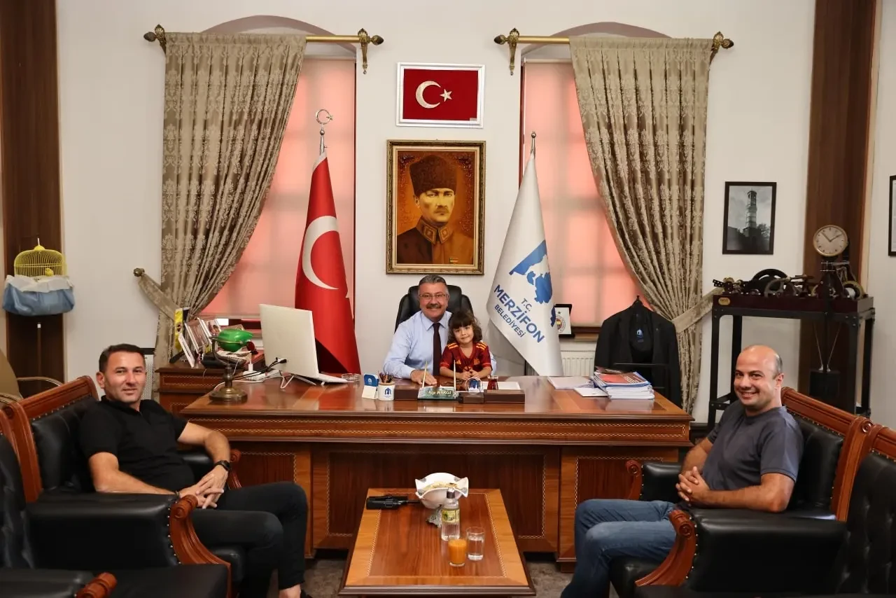 Başkan Alp Kargı Belediyede Konuklarını Ağırladı 6