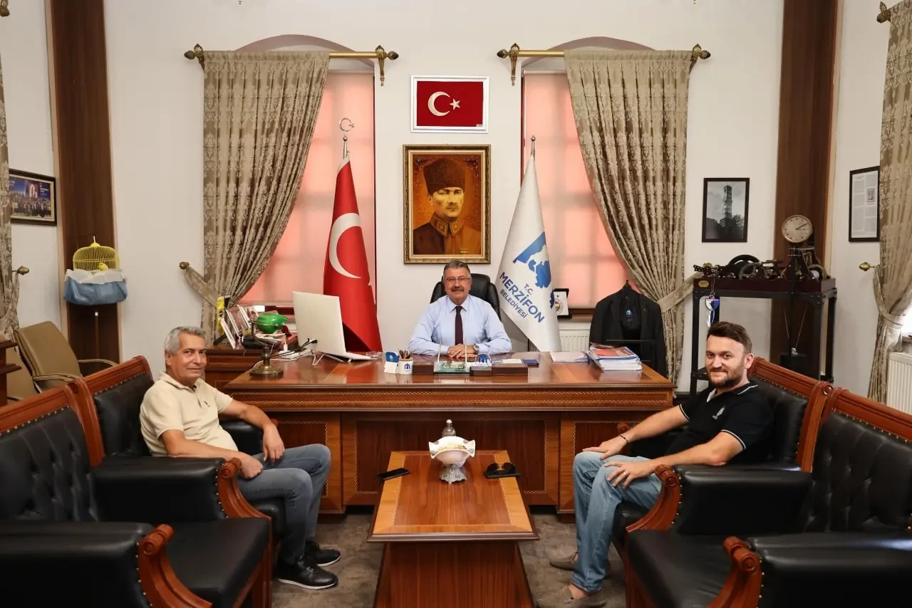 Başkan Alp Kargı Belediyede Konuklarını Ağırladı 9
